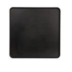 Thumbnail image #1 for Cal-Mil Hudson 22025-14-13 Square Low-Rim Melamine Plate, 14" x 14", Black Case of 6