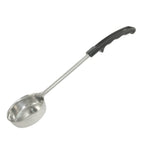 Thumbnail image #1 for CAC China SPCS-8K 8 oz Solid Portion Control Serving Spoon, Black Handle, Stainless Steel Case of 72
