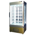 Thumbnail image #1 for GTI Designs Lexus Series - Classic CL93R 1-Section Refrigerated Glass Door Merchandiser, 35.5"W, Bottom-Mounted Self-Contained, 5 Shelves