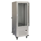 Thumbnail image #2 for Dinex DXPACR15R One-Section Air Curtain Refrigerator, Horizontal/Vertical Airflow, Bottom-Mount Self-Contained Refrigeration, Stainless Steel