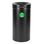 Thumbnail image #1 for Alpine Industries ALP475-27-BLK-CO Compost Can, 27 Gallon, Stainless Steel, Black