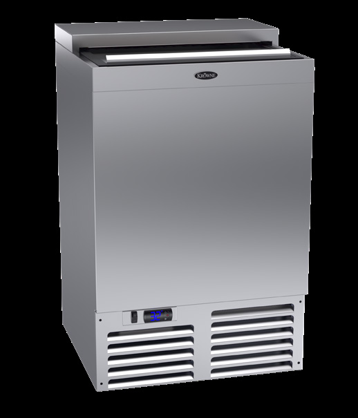 Product image #5 for Krowne 24-Inch Stainless Steel Flat-Top Bottle Cooler with Sliding Lid