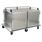 Thumbnail image #1 for Lockwood Manufacturing CA46-RR12-PT-6PS Pass-Through Room Service Cabinet, Aluminum, 24-Tray Capacity, 4 Doors