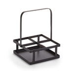 Thumbnail image #1 for American Metalcraft VBFC6 Wine Flight Caddy, 6-1/4"W x 6-1/4"D, Vintage Bronze Case of 12