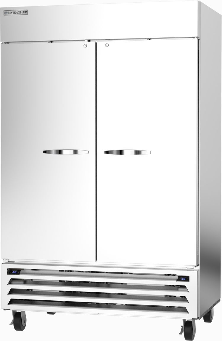 Product image #7 for Beverage-Air Horizon Series Dual-Temp Two-Section Reach-In Refrigerator/Freezer, Left Refrigerator / Right Freezer, Standard Depth, Stainless Steel