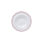Thumbnail image #1 for Steelite International Folio, Porcelain 62578FP816 Round Porcelain Rim Fruit Dish, 5.5 x 1.75 in, Adelina Double Line Rose Case of 2 Dozen