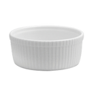 Thumbnail image #1 for 1880 Hospitality Buffalo White Ware by Oneida® F8010000600 5 oz Porcelain Round Fluted Soufflé Dish Case of 2 Dozen