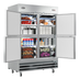 Thumbnail image #7 for KoolMore 2-Section Reach-In Freezer, 47 Cu. Ft., Bottom-Mount Self-Contained, Solid Half Doors, Stainless Steel