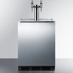 Thumbnail image #6 for Summit Commercial SBC58BLBIADANCFTWIN ADA Nitro Cold Brew Dispenser, 24-Inch Built-In/Freestanding, 5.5 Cu. Ft., Dual Tap