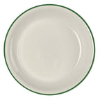 Thumbnail image #1 for Steelite International HL Ivory HL31063930 China Coupe Plate, 10-3/8", Round, Empire Green Line 1 Dozen