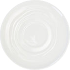 Thumbnail image #1 for International Tableware Wave WA-2 Porcelain Saucer, 6 in, Round, 2-Well, Bright White Case of 3 Dozen
