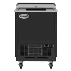 Thumbnail image #5 for Koolmore KM-GF25-BK Commercial Glass Froster, 5 Cu. Ft., Black Steel, Top Sliding Door, 0-7°F