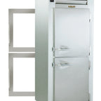 Thumbnail image #1 for Traulsen Spec-Line G17003P One-Section Pass-Thru Refrigerator, Half-Height Solid/Glass Doors, Stainless Steel Interior & Exterior