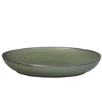 Thumbnail image #1 for Vertex China Elements E-B14-G Oval Deep China Dinner Bowl, 65 oz, 12-1/2 in, Misty Green 1 Dozen