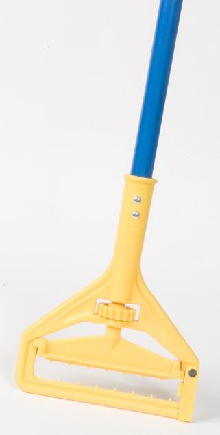 Product image #2 for Speed Change Quick Release Wet Mop Handle, Blue Fiberglass, 1" x 60"