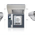 Thumbnail image #3 for Eloma Compact Pro ST ST611CLRFSLC-DBL Electric Boiler-Free Combi Oven/Steamer, 12-Pan, Left Control/Right Hinge