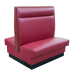 Thumbnail image #1 for ATSMFG ATS AT&S-ADD-W48-P GR5/COM MFG Double Upholstered Booth, 30" Long x 48" High, Plain Back, Removable Sinuous Spring Seat