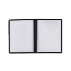 Thumbnail image #1 for Alegacy Foodservice Products 79921 Double-Fold Protective Menu Cover, 8-1/2" x 11" Case of 25