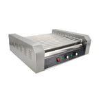 Thumbnail image #2 for Hakka Brothers Corp EasyRose HB-ET-R2-11 Commercial Hot Dog Roller Grill, 11 Rollers, Stainless Steel