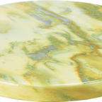 Thumbnail image #1 for ATSMFG ATS AT&S-ATR36-Y/G MFG Round Resin Table Top, 36" Diameter, 2" Drop Edge, Yellow/Green Finish, with Base Mounting Block