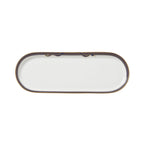 Thumbnail image #1 for Steelite International William Edwards, Makira 82135AND0607 Bone China Oblong Tray, 10" x 3.25" 1 Dozen