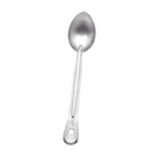 Thumbnail image #1 for Browne USA Foodservice Renaissance 4750 11-Inch Stainless Steel Serving Spoon, Solid Grooved Handle, Satin Finish