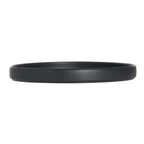 Thumbnail image #2 for Steelite International Anfora, Crete Matte Black A911P261 Round Vitrified China Stacking Tray, 4 in, Matte Black Case of 2 Dozen
