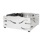 Thumbnail image #1 for Steelite DW Haber, Fusion DWFB145 Square Stainless Steel Buffet Riser, 14"W x 14"D x 5"H