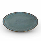 Thumbnail image #1 for Korin Inc PLL-534 Blue Autumn Round China Plate, 10 in Diameter x 1.25 in High