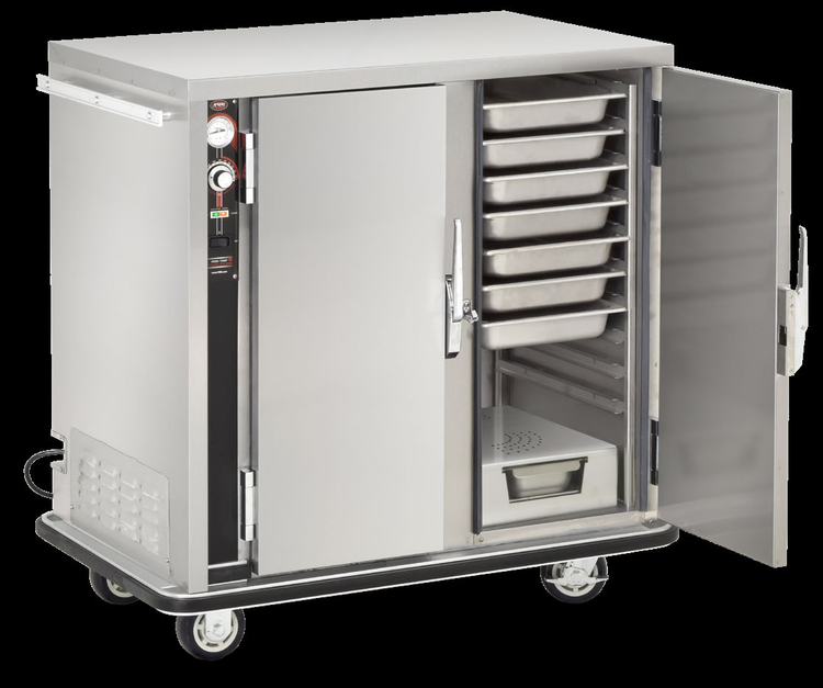 Product image #6 for FWE Mobile Heated Holding Cabinet with Humi-Temp Humidity System, 20 Full-Size Pan Capacity, Stainless Steel