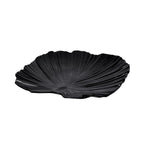 Thumbnail image #1 for G.E.T. The Naturals - EGS M14PL-B 14" Black Melamine Palm Leaf Platter Case of 3