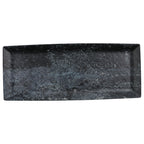Thumbnail image #2 for G.E.T. Endure 50094-WP Rectangular Melamine Serving Tray, Weathered Pewter, 19"L x 7-1/2"W x 1"H Case of 12