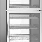 Thumbnail image #5 for Beverage Air RID18HC-HG Pass-Thru Reach-In Refrigerator, 18.38 Cu. Ft., 4 Half-Glass Doors, Stainless Steel, Bottom-Mount