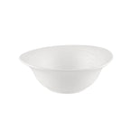 Thumbnail image #1 for CAC China Bahamas BHM-B7 7" Round Embossed Porcelain Pasta Bowl, 13 oz., Bone White Case of 3 Dozen