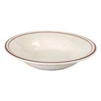 Thumbnail image #1 for Vertex China Caravan CRV-3 Vitrified China Soup Bowl, 8-1/2 oz, 9", Rimmed Rolled Edge, Brown Speckled Case of 2 Dozen