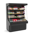 Thumbnail image #1 for Hussmann Evolve GSVM4072A-QS Open Vertical Refrigerated Merchandiser, Self-Service, 40"W x 30-5/8"D x 72"H, Black