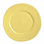Thumbnail image #1 for Libbey Farmhouse FH-500B Porcelain Plate, 6-3/8 in, Round, Wide Rim, Butter Yellow