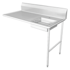 Thumbnail image #2 for IMC/Teddy SUSD-60-16 Undercounter Soiled Dish Table, 60"W, Right-to-Left, Pre-Rinse Sink, 16 Gauge Stainless Steel, 8"H Backsplash