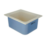 Thumbnail image #1 for Dinex Coldmaster® DXCM1101C1402 Chilled Food Pan, 1/2 Size, 6 qt Capacity, 6" Deep