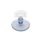 Thumbnail image #1 for G.E.T. TAGV42 Clear Polycarbonate Suction Cup Sign Holder, 1-1/2"H Case of 10