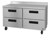 Thumbnail image #5 for Hoshizaki Steelheart WR48B-D4 48-Inch Two-Section Worktop Refrigerator with 4 Drawers