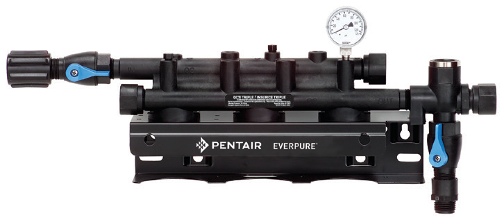Product image #2 for Everpure QC7I Triple Parallel Water Filter Head Manifold