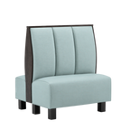 Thumbnail image #1 for ATSMFG ATS AT&S-ADD-K42-3CH GR7 Kevin Deuce Booth, single, 30" long x 42" high, 3-channel back, removable sinuous spring seat with connecting links