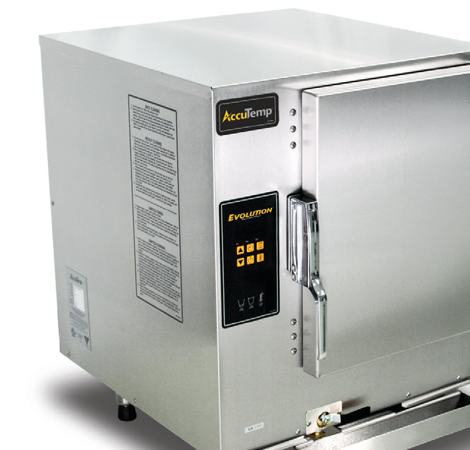 Product image #5 for AccuTemp Evolution Connected Boilerless Countertop Natural Gas Convection Steamer, 6-Pan