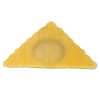 Thumbnail image #1 for Arcobaleno Pasta Equipment MOLD-AMF-RS-53A Ravioli Mold, 2 g, 2" x 1", Triangular, Scalloped Edge, for AMF160/ARS160