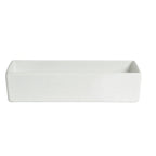 Thumbnail image #1 for G.E.T. Bugambilia COMP21 Salad Bar Bowl, 1.4 qt, Rectangular Cast Aluminum with Resin Coating, 9-3/4"L x 4-3/4"W x 3"H