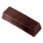 Thumbnail image #1 for Matfer Bourgeat 380147 Polycarbonate Chocolate Mold for Mini Bars, 15 per Sheet, Transparent