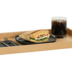 Thumbnail image #1 for Cal-Mil 23435-122 Rectangular Serving Tray, 19.875"W x 11.75"D x 1.5"H, Water Resistant, Dishwasher Safe, Upcycled Rice Hulls Case of 2