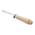 Thumbnail image #1 for Korin Inc HA-1301 Clam Knife, 8"L, Forged Stainless Steel Blade, Rounded Blunt Tip, Wood Handle