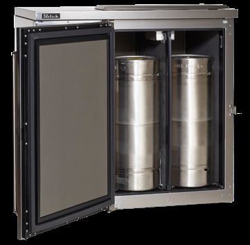 Product image #6 for Perlick DZS36 36-Inch One-Section Dual-Zone Self-Contained Back Bar Refrigerated Storage Cabinet